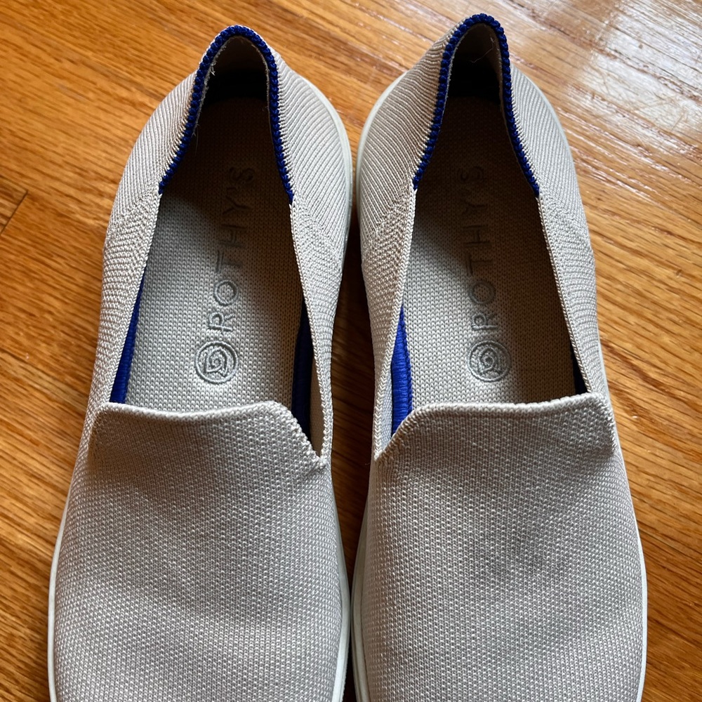 Rothy’s Slip On Sneakers Sand Size 9.5